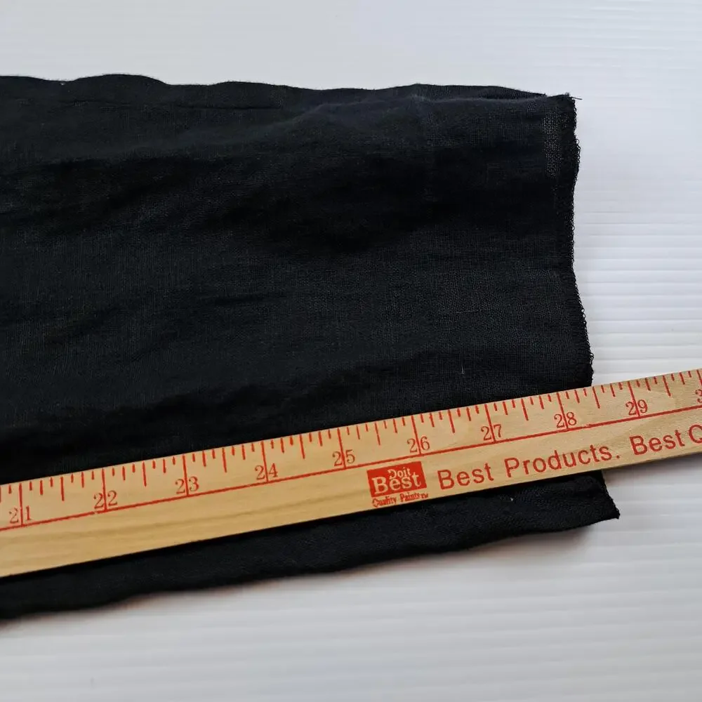 Banana Republic Pants Womens 10 Black 100% Linen Ankle Lightweight Career Office